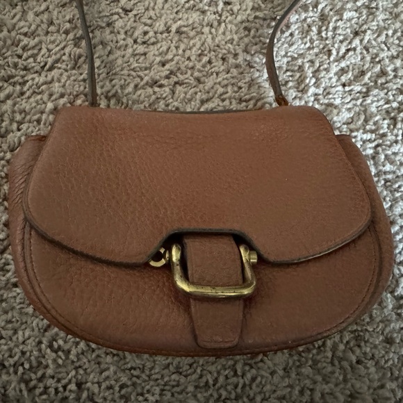 J. Crew tan leather crossbody - Picture 3 of 6